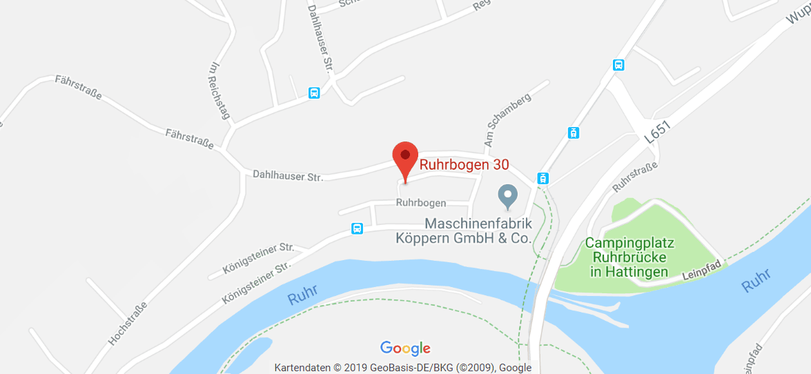 Google Maps Ruhrbogen 30, 45529 Hattingen